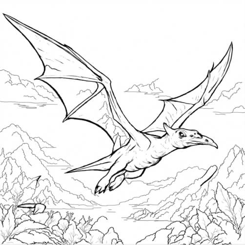 Download Bird Flying in the Sky Coloring Page Coloring pages Online ...