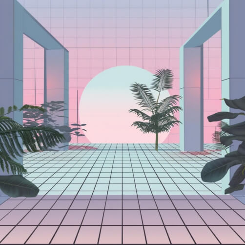 Room with Plants and Archway Patterns Room with Plants and Archway Patterns thumbnail
