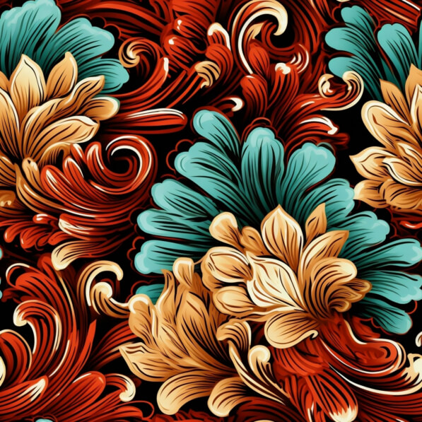 Download Colorful Floral Pattern Patterns Online - Creative Fabrica