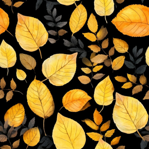 Download Autumn Leaves Seamless Pattern Patterns Online - Creative Fabrica