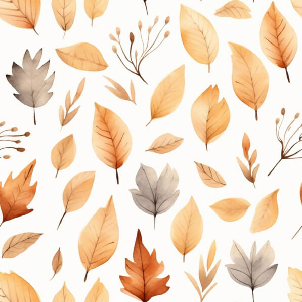 Download Autumn Leaves Seamless Pattern Patterns Online - Creative Fabrica