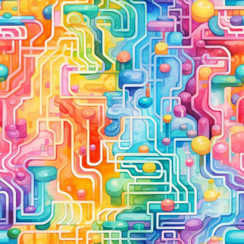 Download Colorful Seamless Pattern with Variety of Video Game ...