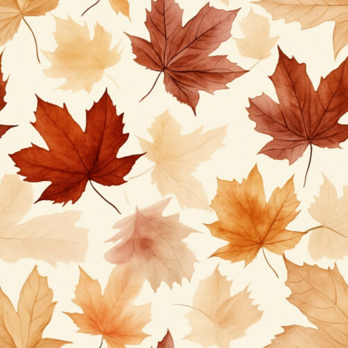 Download Autumn Leaves Seamless Pattern Patterns Online - Creative Fabrica