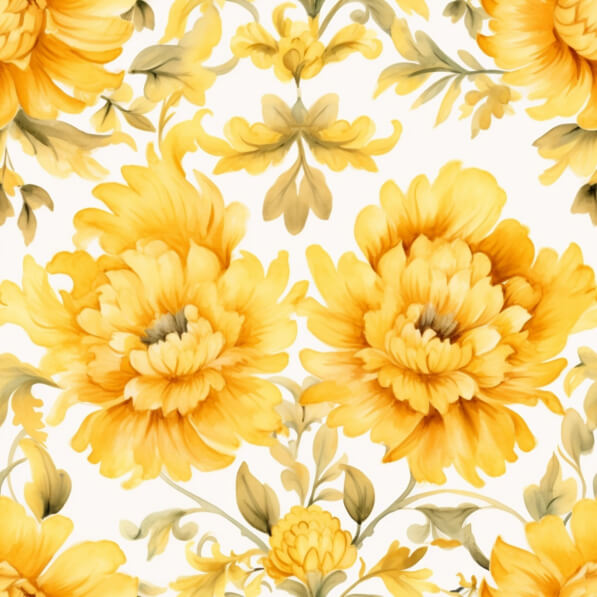 Download Yellow Flowers Seamless Pattern Patterns Online - Creative Fabrica