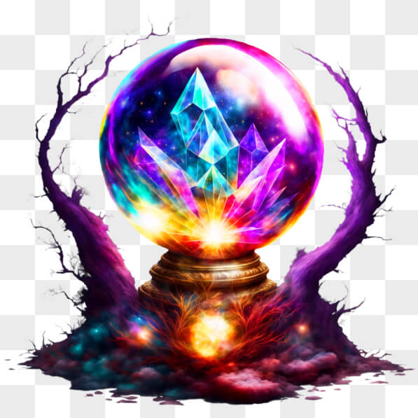 Download Mystical Crystal Ball PNGs Online - Creative Fabrica