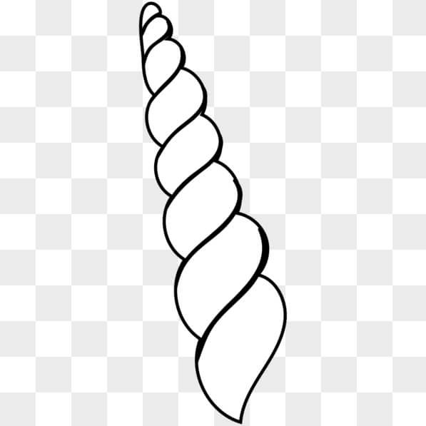 Download Unicorn Tail Outline Drawing PNGs Online - Creative Fabrica