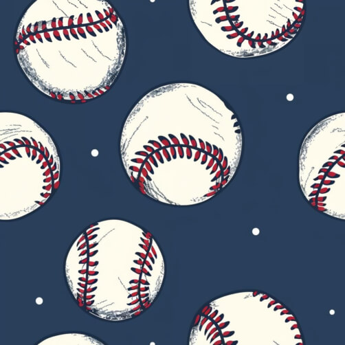 Download Seamless Baseball Balls Pattern Patterns Online - Creative Fabrica