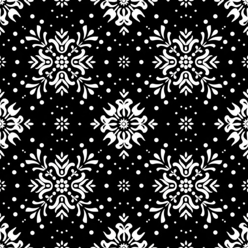 Download Black and White Seamless Snowflake Pattern Patterns Online ...