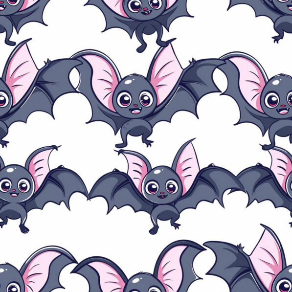 Pattern Design Bats Download Black Bats with Pink Wings Seamless Pattern Patterns Online ...