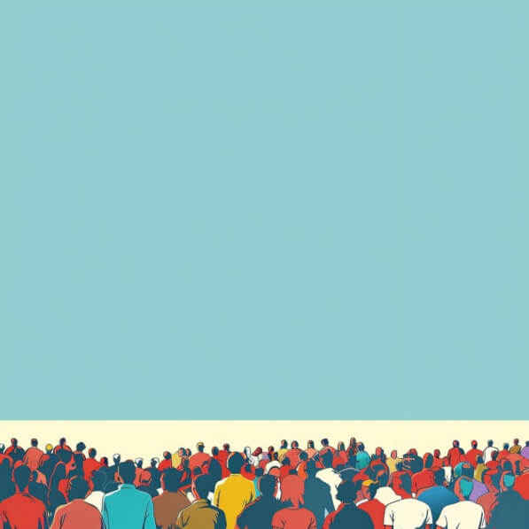 Download Large Crowd by the Ocean Backgrounds Online - Creative Fabrica