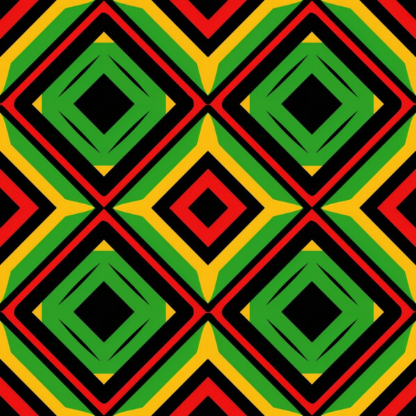 Download Geometric Pattern with Red, Green, and Yellow Squares Patterns ...