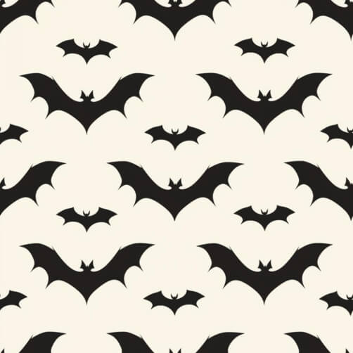 Download Seamless Black and White Bat Pattern Patterns Online ...
