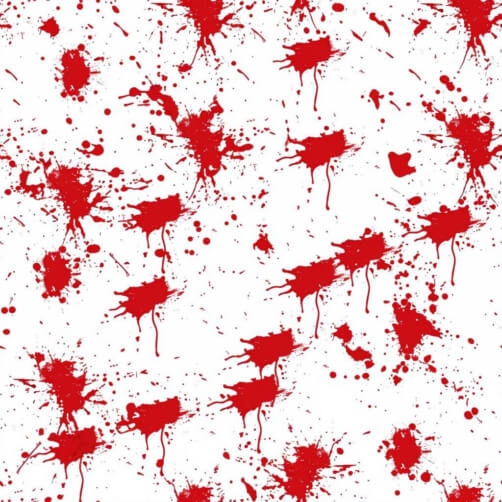 Download Seamless Red Blood Splatter Pattern on White Background ...