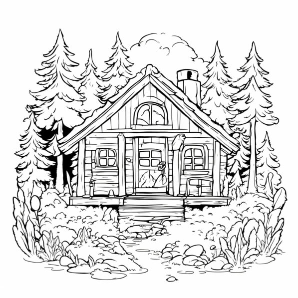 Download Cabin in the Woods Coloring Page Coloring pages Online ...