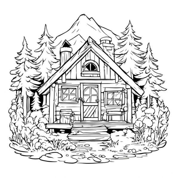 Download Cabin in the Woods Coloring Page Coloring pages Online ...