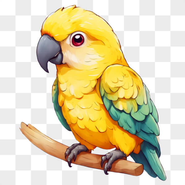 Download Kawaii Parrot Ready to Fly Kawaii Online - Creative Fabrica
