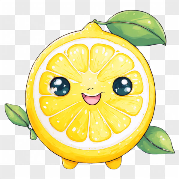 Download Kawaii Lemon Illustration Kawaii Online - Creative Fabrica