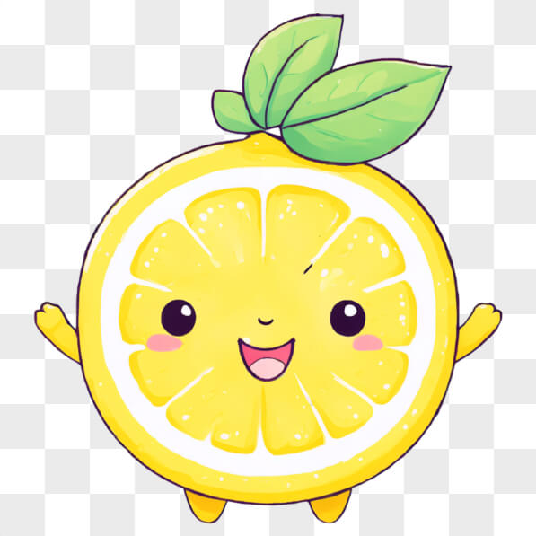 Download Kawaii Lemon Illustration Kawaii Online - Creative Fabrica