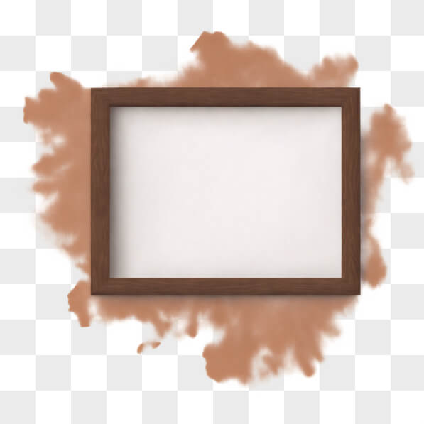 Background Less Frame Download Empty Frame with Brown Background PNGs Online - Creative Fabrica