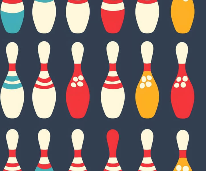 Download Colorful Bowling Pins Seamless Pattern Patterns Online ...