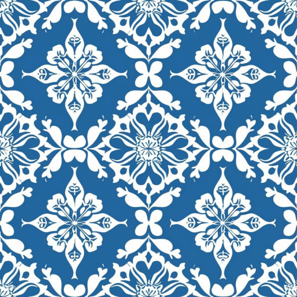 Download Blue and White Seamless Pattern Patterns Online - Creative Fabrica