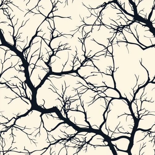 Download Black and White Seamless Branch Pattern Patterns Online ...