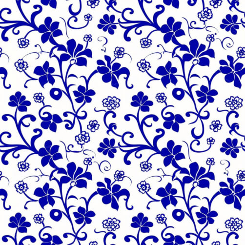 Download Seamless Blue and White Flower Pattern Patterns Online ...