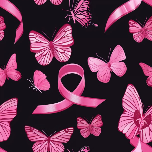 Download Pink Butterfly and Ribbon Pattern Patterns Online - Creative ...