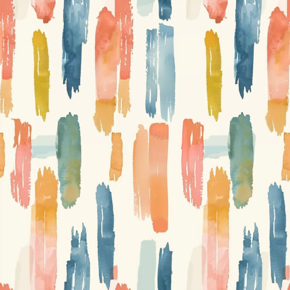 Download Colorful Watercolor Paint Strokes Seamless Pattern Patterns ...