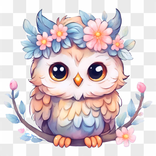 descarga-b-ho-kawaii-con-corona-de-flores-kawaii-en-l-nea-creative