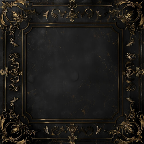Download Ornate Gold Frame on Black Background Backgrounds Online ...
