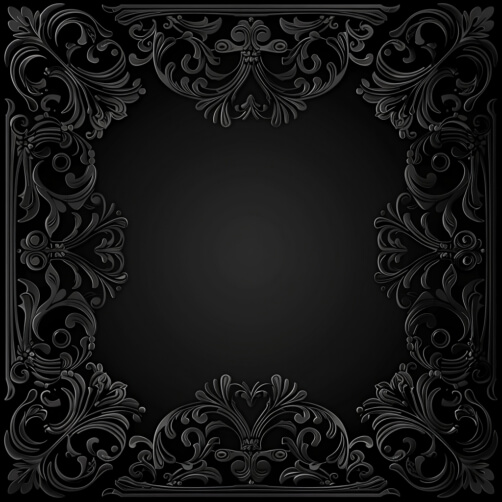 Download Ornate Gold Frame on Black Marble Background Backgrounds ...