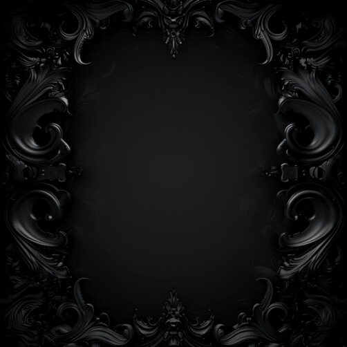 Download Ornate Gold Frame on Black Marble Background Backgrounds ...