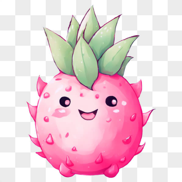 Descarga Piña Rosa Kawaii: Fruta Linda y Adorable Kawaii En Línea ...
