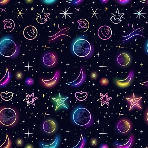 Download Colorful Stars and Moons Seamless Pattern Patterns Online ...