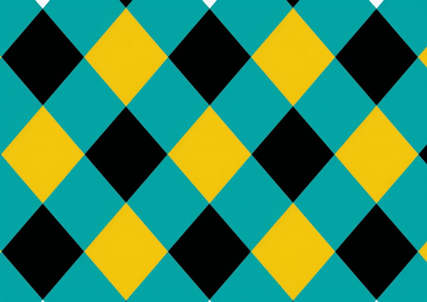 Download Teal and Black Argyle Pattern on Blue Background Backgrounds ...