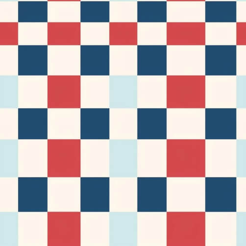 Red, White, and Blue Checkered Pattern Red, White, and Blue Checkered Pattern thumbnail