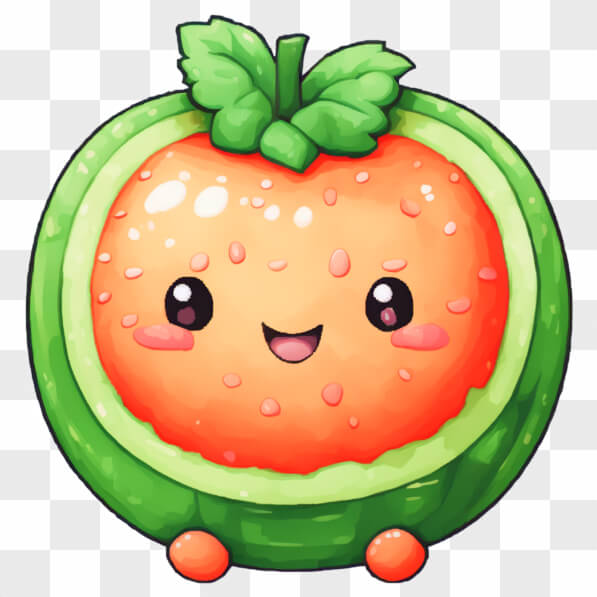 Download Kawaii Orange Fruit with Cute Face Kawaii Online - Creative ...