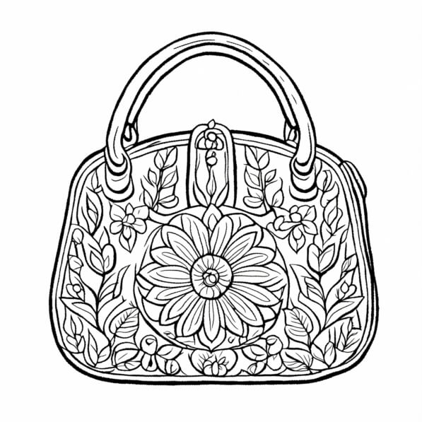 Scarica Borsa In Bianco E Nero Con Disegni Floreali Pagine Da Colorare scarica-borsa-in-bianco-e-nero-con-disegni-floreali-pagine-da-colorare