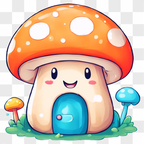 Download Kawaii Mushroom House in a Fairytale Setting Kawaii Online ...