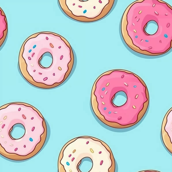 Download Pink and Blue Donut Seamless Pattern Patterns Online ...