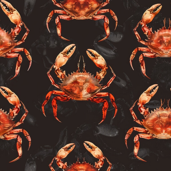 Download Colorful Crab Seamless Pattern for Art Projects Patterns ...