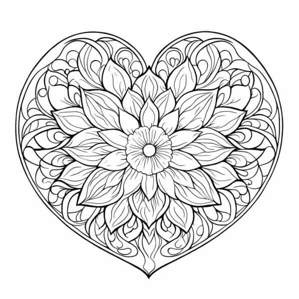 Download Heart Shaped Mandala Coloring - 2iMjG0CJNVJXT7B23Xp4pimrjQ1 Desktop