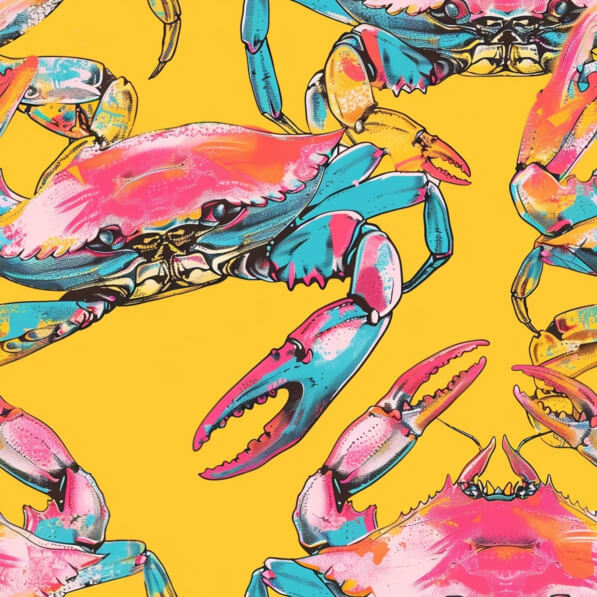 Crab Patterns - Download Seamless Crab Patterns for Free - Creative Fabrica