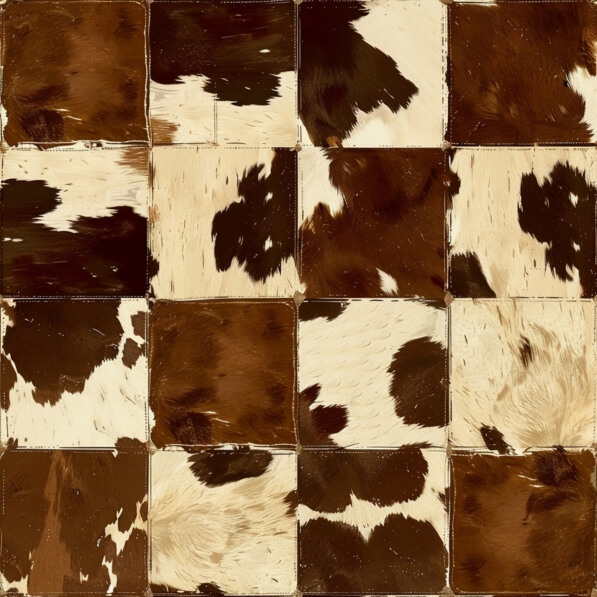Download Brown and White Cowhide Pattern with Animal Shapes Patterns ...