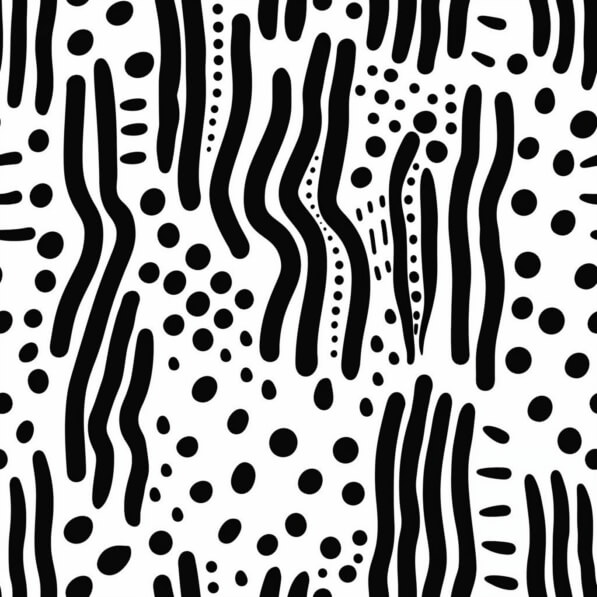 Download Seamless Pattern of Black and White Dots in Abstract Design ...