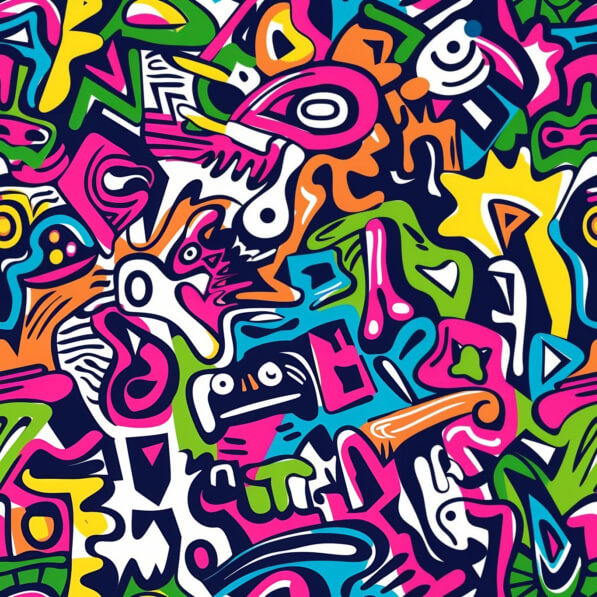 Download Colorful Abstract Doodle Pattern Patterns Online - Creative ...