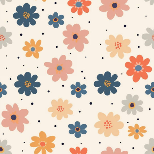 Download Colorful Flower Pattern Background Patterns Online - Creative ...