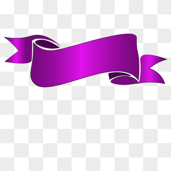 Purple Ribbon Label Download Purple Ribbon PNGs Online - Creative Fabrica