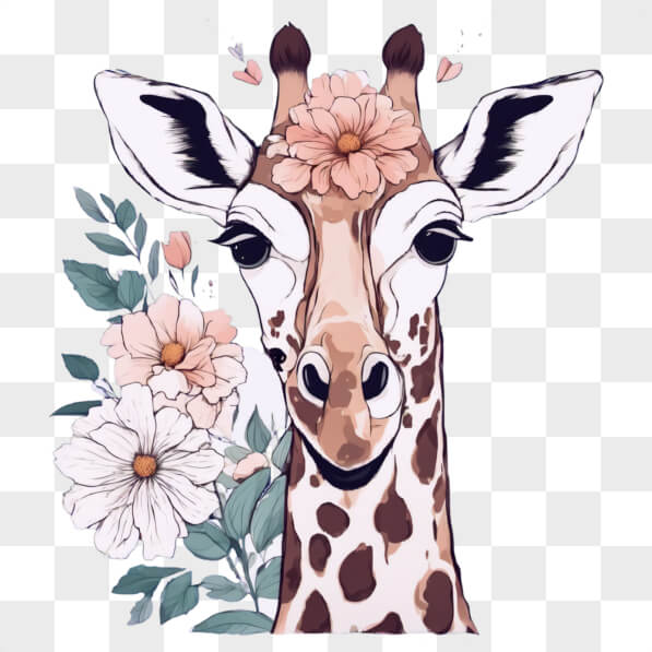 Cartoon Giraffe Bitmap Giraffe Cartoon Images - Free Download on Creative Fabrica